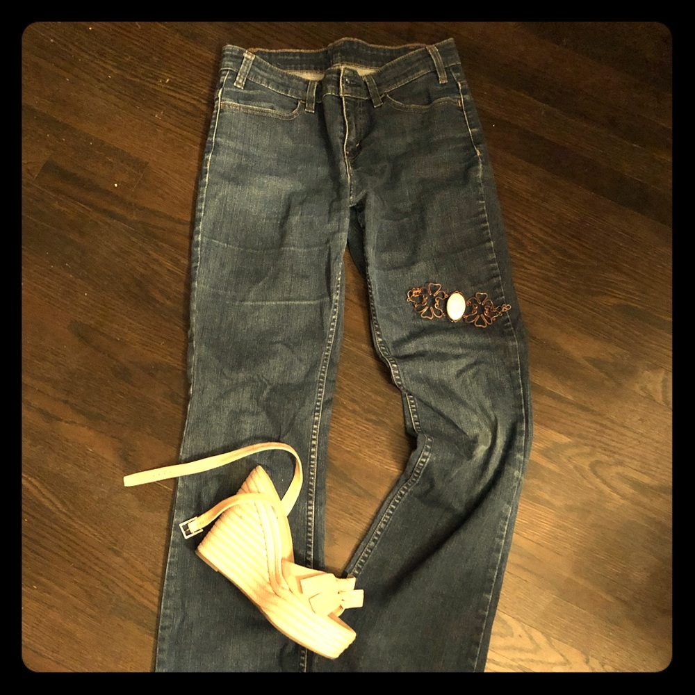 Levi’s High Waist Stretch Denim Flare